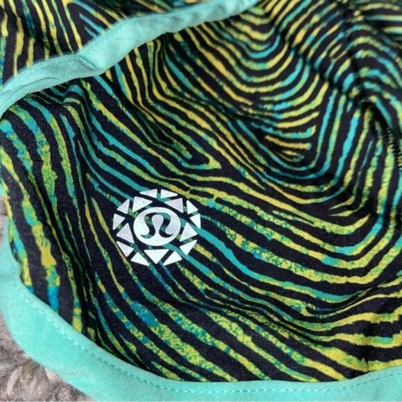 Lululemon Speed Short2016 Seawheeze - Who Done It Split Pea Black / Bali Breeze - Picture 7 of 8